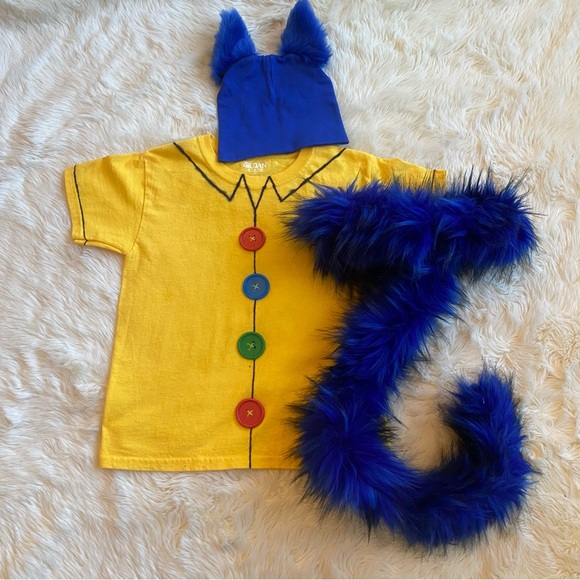 Custom-Made Pete the Cat Kids Costume | XS Extra Small - Picture 1 of 11